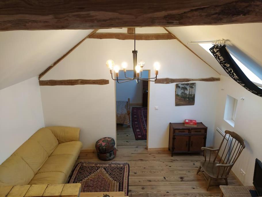Superbe Appartement Dans Charmant Corps De Ferme Acheres-la-Foret Exterior photo